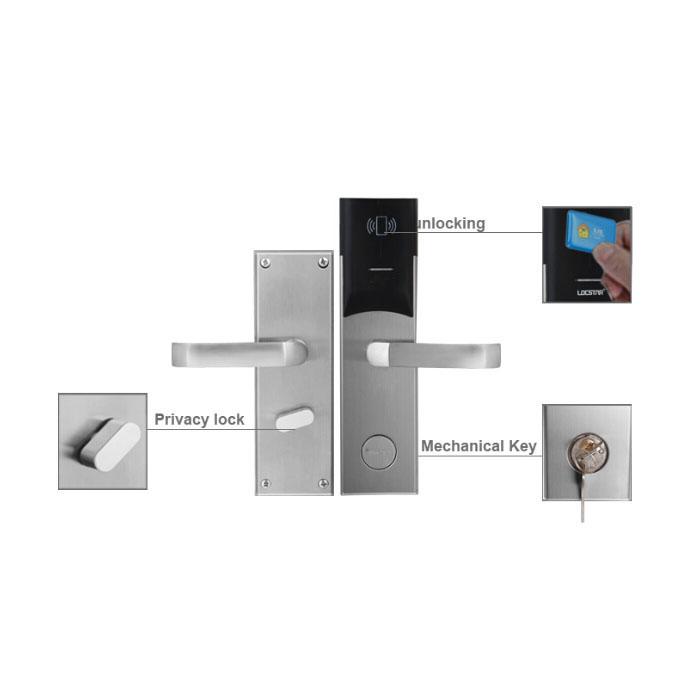 V69 συστημάτων διαχείρισης σύγχρονες RFID πορτών ξενοδοχείων ηλεκτρονικές κλειδαριές πορτών καρτών κλειδαριών
