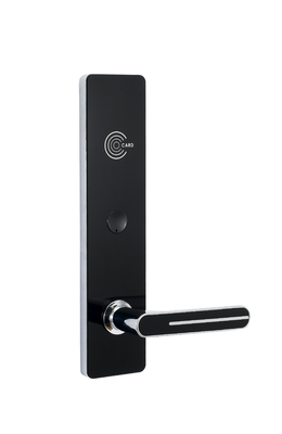 Έξυπνη RFID Gunmetal ψευδάργυρου μαύρη κλειδαριά πορτών καρτών χρώματος για την εφαρμογή ξενοδοχείων