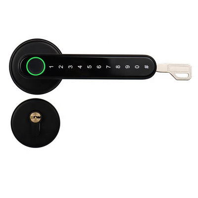 TT Lock APP Φαγογραφική κλειδαριά Bluetooth Smart Lock Ψηφιακή ηλεκτρονική κλειδαριά Ανοιχτή κλειδαριά Πύλη Κλειδί Κουμπί Ζινκ Μαύρο Κουμπί