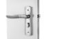 Συγκρότημα κλειδαριού από σατέν νικέλιο για ξύλινη πόρτα 35 mm - 70 mm πάχος