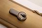 Κλειδωτήρα θωρακιστικής πόρτας δωματίου με χερούλι 130×68 mm Αρχαίο κίτρινο χάλκινο