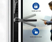 Στενό Αλουμινίου Φρέμα Bluetooth έξυπνη κλειδαριά πόρτας για το διαμέρισμα