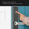 Συνδυασμός έξυπνης κλειδαριάς πόρτας Απομακρυσμένο χειρισμό για την μπροστινή πόρτα Ασημένιο/Μαύρο προαιρετικό