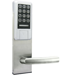 Έξυπνο PVD Ασημένιο ηλεκτρονικό κλειδί κλειδαριού κλειδί / κάρτα / κωδικό πρόσβασης ανοιχτό υψηλή ασφάλεια