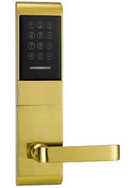 PVD χρυσό Ηλεκτρονική κλειδαριά πόρτας Ανοίγεται με κωδικό πρόσβασης ή κάρτα Emid
