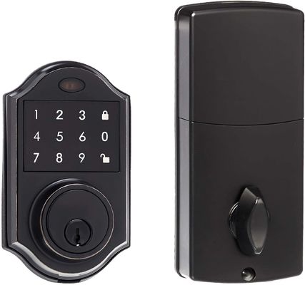 OEM Προστατευτικό ηλεκτρονικό κλειδαριό πόρτας ματ μαύρο και χρωμικό