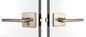 Τυβλωτή κλειδαριά από κράμα ψευδαργύρου Ρυθμίσιμες κλειδαριές πόρτας μπάνιου Σατέν Νικέλιο