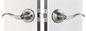 Τρυβώδεις κλειδαριές από κράμα αργύρου ψευδαργύρου για πόρτες αριστερού ή δεξιού χεριού