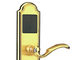 Χρυσόχρυσο ξενοδοχείο Ηλεκτρονική κλειδαριά με κάρτα / κλειδί λειτουργεί 288 * 73mm Μέγεθος πλάκας