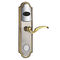 Έξυπνο επιχρισμένο χρυσό / νικέλιο Ηλεκτρονική κλειδαριά πόρτας RFID κάρτα Ψηφιακές κλειδαριές χωρίς κλειδί