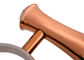 Συσκευές μπάνιου Κράτη σαπουνόφουστας Σύνθετο ψευδαργύρου και κρυστάλλινη πλάκα Ροζ χρυσό