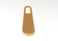 Αποθεματισμένη τσάντα εξαρτήματα υλικού χρυσό φερμουάρ τραβήξτε για τσάντα OEM