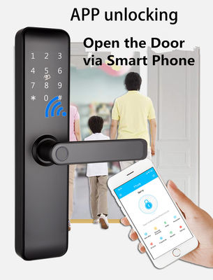 Χρωματισμένες κλειδαριές Bluetooth WiFi RFID χωρίς κλειδί για διαμερίσματα