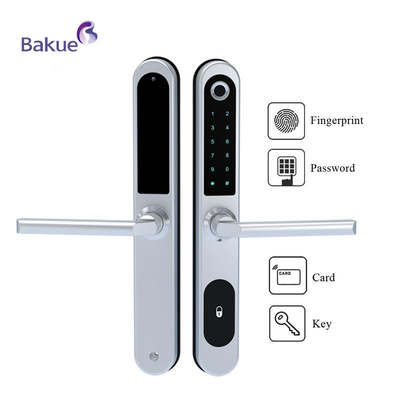 Στενό Αλουμινίου Φρέμα Bluetooth έξυπνη κλειδαριά πόρτας για το διαμέρισμα