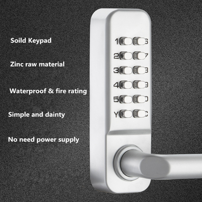 Επανατοποθετήσιμος συνδυασμός Keyless Doorlock ψευδάργυρου 142 X 42 X 26 χιλ.