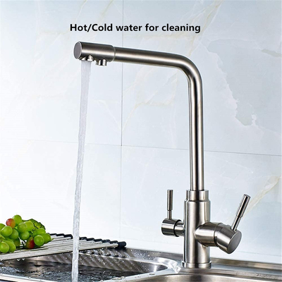 3 σε 1 γέφυρα ανοξείδωτου H330 XW200mm ορείχαλκου στροφίγγων εξαγνιστών νερού που τοποθετείται