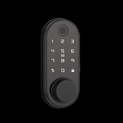 FCC Smart Deadbolt κλειδαριά κλειδαριού κλειδαριού με δακτυλικά αποτυπώματα κωδικός κάρτα APP WiFi Funciton